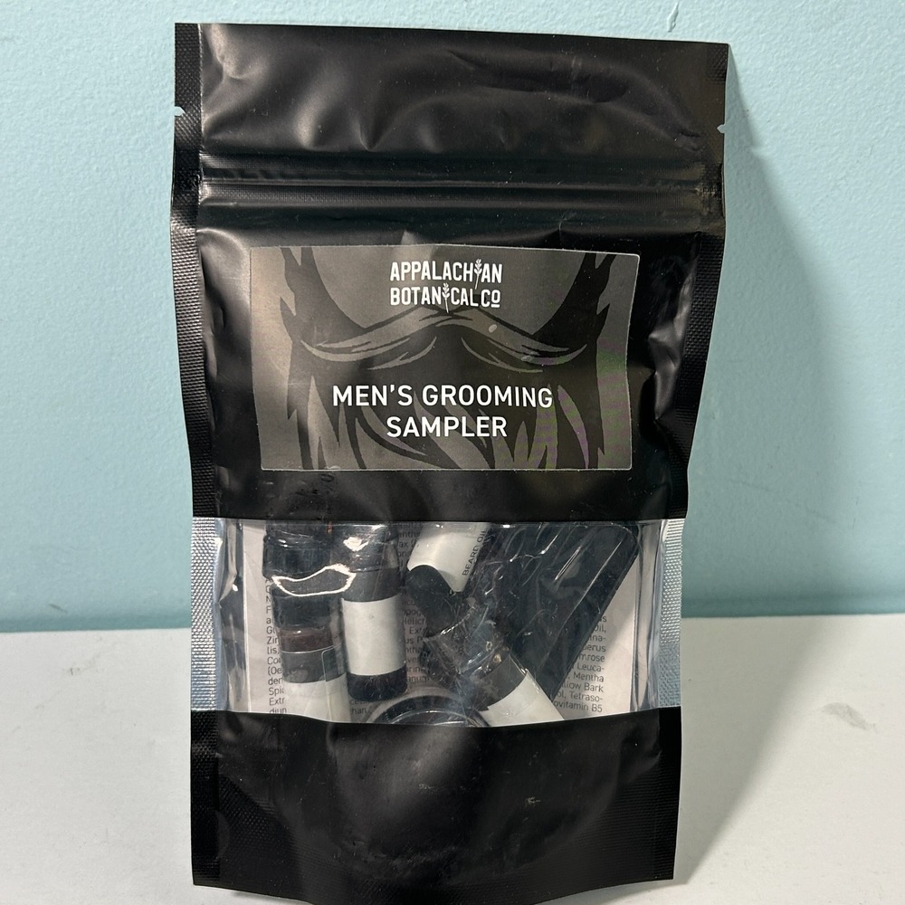 Appalachian Botanical Co Men's Grooming Sampler Beard + Scalp Care Travel Trial